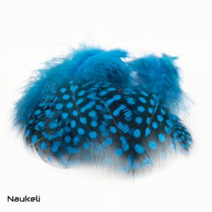 Guinea fowl Feathers - Silver Doctor Blue