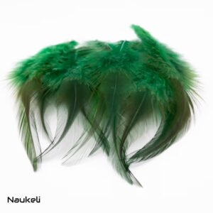 Rooster Saddle Feathers – Highlander Green