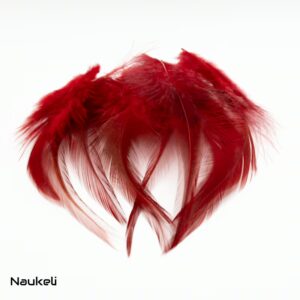 Rooster Saddle Feathers – Red