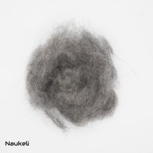 Fine Alpaca Dubbing - Natural Iron Grey