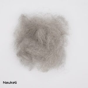 Fine Alpaca Dubbing - Natural Light Grey