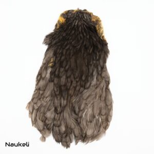 Indian Hen Cape - Natural Grey