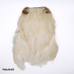 Indian Hen Cape - Natural White