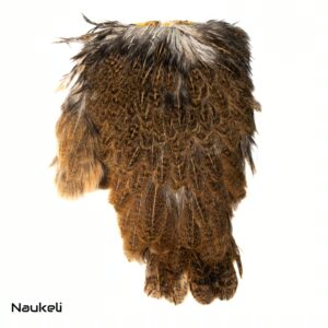 Indian Hen Saddle - Natural Brown Speckled