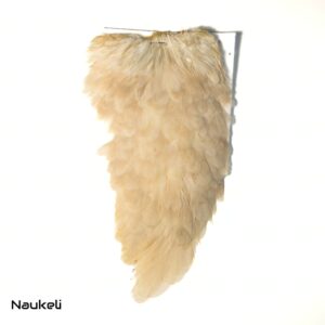 Indian Hen Saddle - Natural Creme