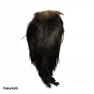 Indian Rooster Saddle - Natural Black