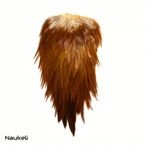 Indian Rooster Saddle - Natural Light Brown