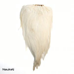 Indian Rooster Saddle - Natural White