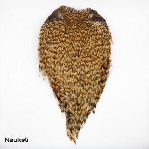 Indian Rooster Cape - Natural Brown Grizzly