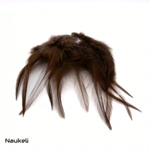 Rooster Saddle Selected Feathers - Brown