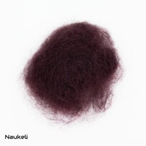 Angora Goat Dubbing - Dark Claret
