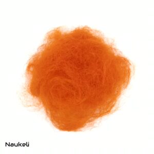 Angora Goat Dubbing - Fire Orange