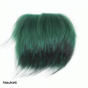 Raccoon Dog (Tanuki) - Dark Green & Black Tips