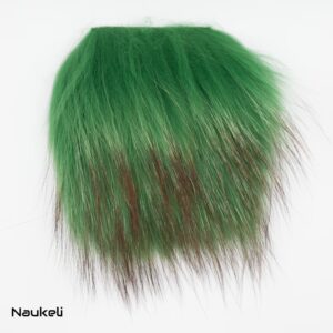 Raccoon Dog (Tanuki) - Green & Brown Tips