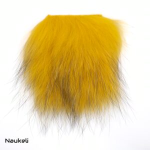 Raccoon Dog (Tanuki) - Yellow & Black Tips