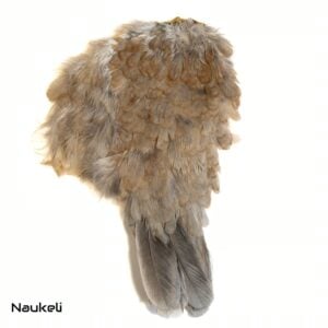 Indian Hen Saddle - Natural Copper Grey