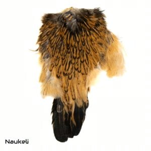 Indian Hen Saddle - Natural Ginger Badger