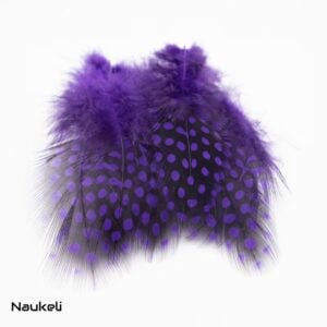 Guinea fowl Feathers - Purple